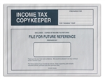 CL-206 NO IMPRINTING Income Tax CopyKeeper - 9 1/2 x 12 5/8 WHITE