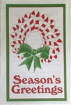 CS-129A3 Holiday Insert 3 - Wreath/Seasons Greetings