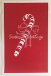 CS-129A5 Holiday Insert 5 - Candy Cane/Seasons Greetings