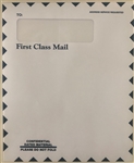 LB-310 NO IMPRINTING Single Window Mailing Envelope - WHITE 9 1/2 x 11 1/2